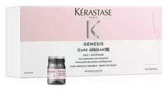 Kérastase Genesis Cure Apaisante Anti-Inconforts Αμπούλες Μαλλιών κατά της Τριχόπτωσης 10x6ml - Kerastase