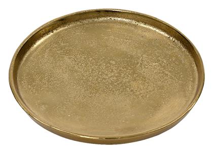 Διακοσμητικός Δίσκος Μεταλλικός Στρογγυλός 35x35x2.5cm Kaemingk