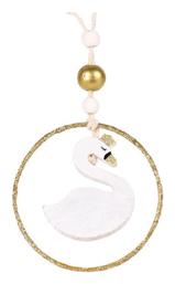 Παιδικό Διακοσμητικό Κρεμαστό Λευκό 8.5x8.5x1εκ. Kaemingk