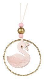 Παιδικό Διακοσμητικό Κρεμαστό Ροζ 8.5x8.5x1εκ. Kaemingk