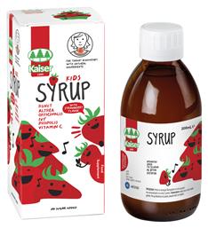 Kids Syrup Σιρόπι για Παιδιά Φράουλα 200ml Kaiser 1889