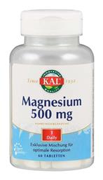 Magnesium 500mg 60 ταμπλέτες Kal