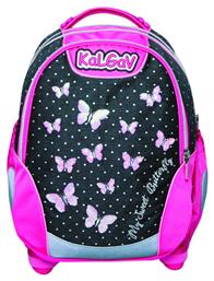 X-Bag Butterflies Τσάντα Πλάτης Ροζ 27lt KalGav