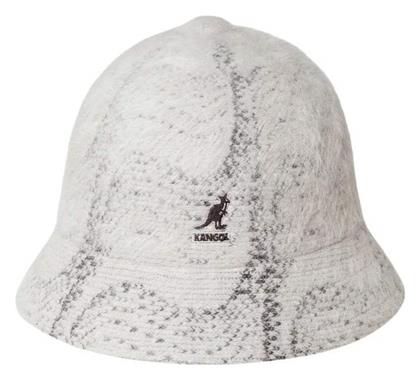 Γυναικείο Μάλλινο Καπέλο Bucket Λευκό Kangol