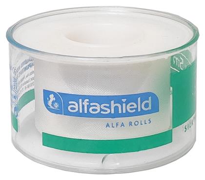 Alfashield Alfa Rolls Μεταξωτή Επιδεσμική Ταινία 2.5cm x 5m Karabinis Medical