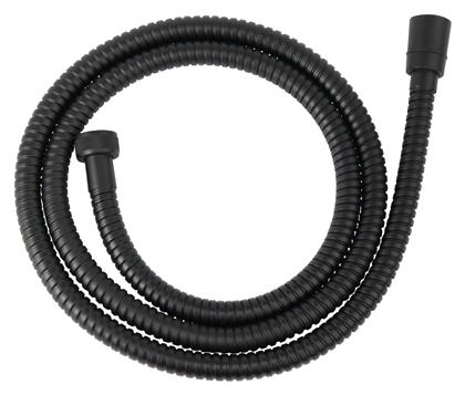 Ferro W33 Σπιράλ Ντουζ Πλαστικό 150cm Μαύρο Karag