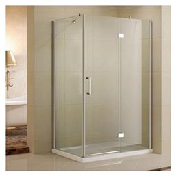 Nano Σταθερό Πλαϊνό Ντουζιέρας 80x195cm Clear Glass 5206836001340 Karag