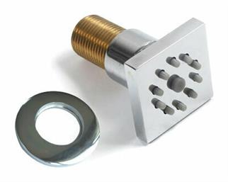 Praxis Mini Jet Τετράγωνη Κεφαλή Ντουζ 5x5cm Karag
