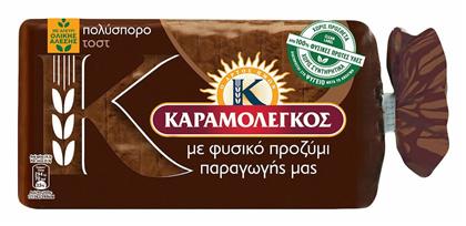 Ψωμί Τοστ Πολύσπορο Ολικής Άλεσης 340gr Κωδικός: 22898443 Καραμολέγκος