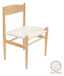 Καρέκλα Conan Φυσικό Ξύλο Oξιάς 52x46x78εκ. Pakketo