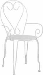 Καρέκλα Φερ Φορζέ Μεταλλική Amore Λευκή 49x48x90εκ. HomeMarkt