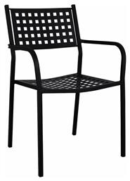 Καρέκλα Zeta Μαύρη 55.5x50x84εκ. HomeMarkt