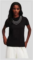 Γυναικείο T-shirt Black Karl Lagerfeld