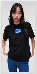 T-Shirt Μαύρο 231J1706-J101 Karl Lagerfeld