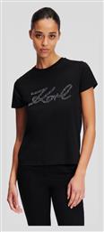 Γυναικείο T-shirt Μαύρο Karl Lagerfeld