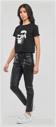 Γυναικείο T-shirt Μαύρο με Στάμπα Karl Lagerfeld