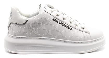 Monogram Emboss Lo Ανδρικά Sneakers Λευκά Karl Lagerfeld
