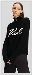 Πουλόβερ Μαύρο 246W2000-998 Karl Lagerfeld