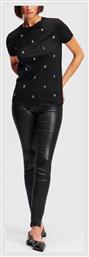 Rhinestone Karl T-Shirt Black Karl Lagerfeld