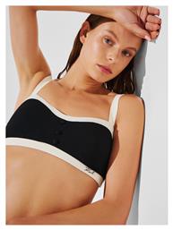 Strapless Bikini Top White Karl Lagerfeld