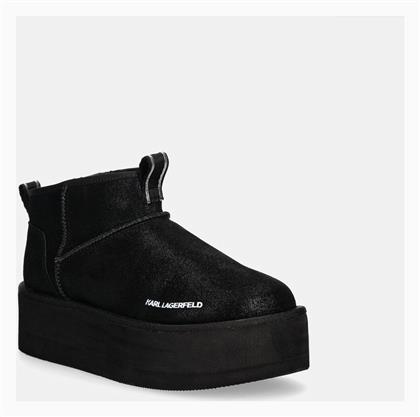 Suede Γυναικείες Μπότες Χιονιού Karl Lagerfeld