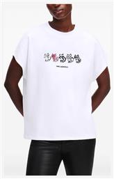T-Shirt Λευκό Karl Lagerfeld