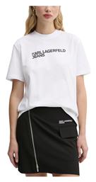 T-Shirt Λευκό-μαύρο Karl Lagerfeld