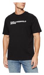 T-shirt Λευκο-μαυρο Karl Lagerfeld