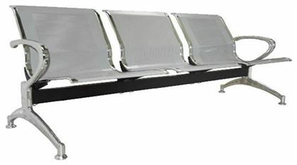 Κάθισμα Αναμονής 3 Θέσεων με Μπράτσα σε Χρώμα 181x58x77cm - Woodwell