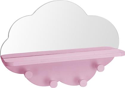 Καθρέφτης Τοίχου Με 4 Κρεμαστράκια (39x8.5x27) K-M Cloud Pink HZ1990160 39x8.5x27