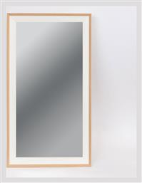 Καθρέπτης Τοίχου με Λευκό Πλαστικό Πλαίσιο 60x30cm 2τμχ - Estheti