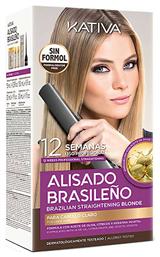Brazilian Straightening Σετ Περιποίησης Μαλλιών για Ισιωτική 4τμχ Kativa