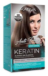 Keratin Anti-Frizz Xpert Repair Straightening Σετ Θεραπείας Μαλλιών με Κερατίνη για Ισιωτική, με Σαμπουάν και Μάσκα 3τμχ Kativa