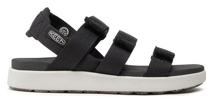 Elle Γυναικεία Σανδάλια Sporty σε Μαύρο Χρώμα Keen