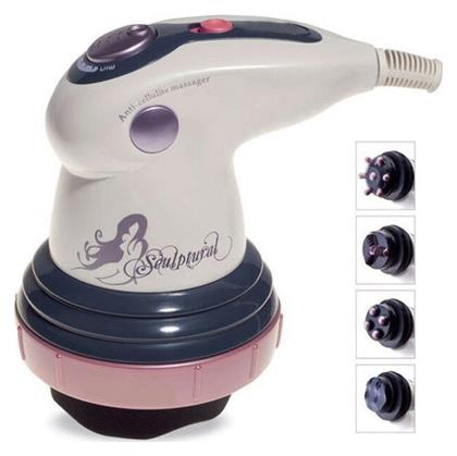 Συσκευή Μασάζ για το Σώμα κατά της Κυτταρίτιδας με Δόνηση και Υπέρυθρες Λευκή MR964 Kemei