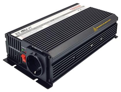 URZ3166 Inverter Αυτοκινήτου Τροποποιημένου Ημιτόνου 1000W για Μετατροπή 24V DC σε 230V AC Kemot