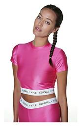 Κοντομάνικο Crop Top Φούξια Kendall + Kylie