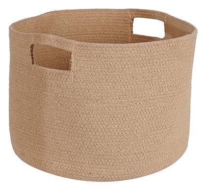 Καλάθι Αποθήκευσης Υφασμάτινο Μπεζ 40x40x30cm Kentia