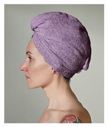 Πετσέτα Μαλλιών Microfiber Μωβ 24x64εκ. Kentia