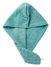 Πετσέτα Μαλλιών Microfiber Πράσινο 64x24εκ. Kentia