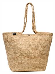 Ψάθινη Τσάντα Θαλάσσης με Ρίγες Kentia