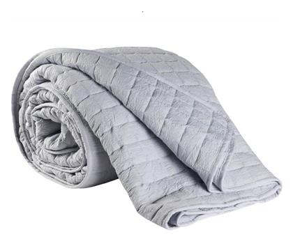 Vegas Κουβερλί Ημίδιπλο από Πολυεστέρα Grey 180x240cm Kentia