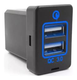 Φορτιστής Αυτοκινήτου 3.0A με 2 Θύρες USB 12/24V 25W F19 Kewig