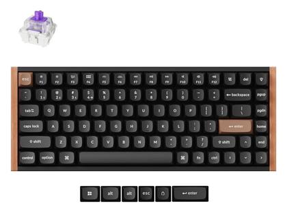 K2 HE (K2H-F1) Ασύρματο Μηχανικό (Αγγλικό US) Keychron