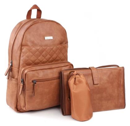 Τσάντα-Αλλαξιέρα Πλάτης Popular Brown 30x19x44εκ. Kidzroom