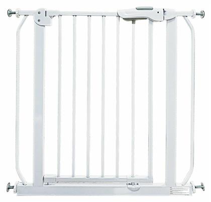 All Safe Πτυσσόμενη Προστατευτική Πόρτα από Μέταλλο σε Λευκό Χρώμα 85x85x79εκ. Kikka Boo