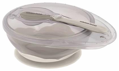 Bowl With Spoon Beige Kikka Boo