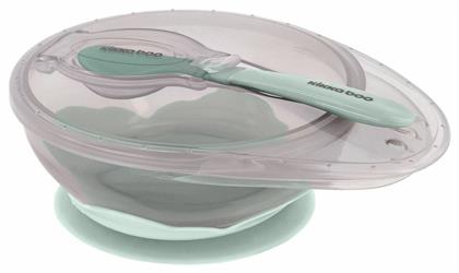 Bowl With Spoon Mint Kikka Boo