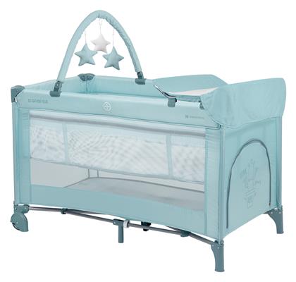 So Gifted Plus Παρκοκρέβατο 2 Επιπέδων με Αλλαξιέρα & Στρώμα Πράσινο 65x125cm Kikka Boo