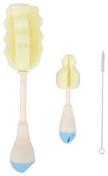 Βούρτσα Καθαρισμού για Μπιμπερό Μπλε 3τμχ Kikka Boo